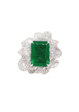 Emerald Diamond Ring