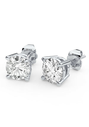 1 carat gold studs