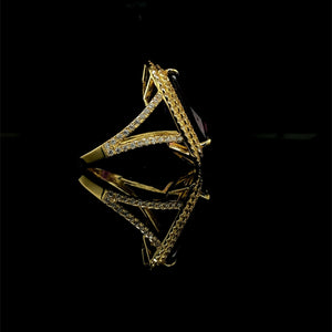 long Cushion Ring Side