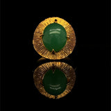 Chrysoprase Ring Front
