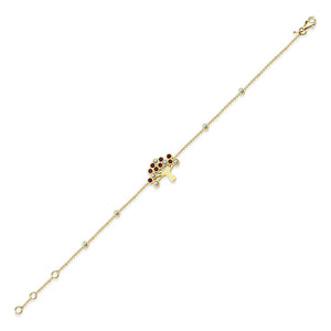 Ruby Mulberry Bracelet