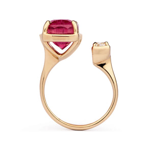 TOI ET MOI RUBELLITE RING