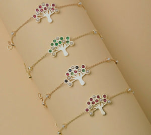 Ruby Mulberry Bracelet