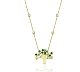 Emerald Mulberry Necklace