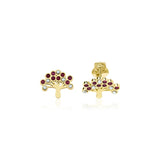 Ruby Mulberry Earrings