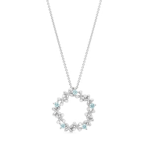 Faith-Jewels-Wildflowers-Wreath-Diamond--Aquamarine-Pendant-White-Gold-Mini-1