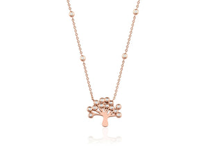 Rose Diamond Mulberry Necklace