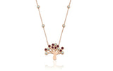 Rose Ruby Mulberry Necklace