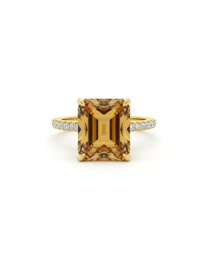 Citrine Cocktail Ring